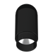 Plafond-/wandarmatuur Plug & Light Jung Ledspot P&L zwart/zwart dimbaar PLS1D05SWSW